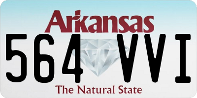 AR license plate 564VVI