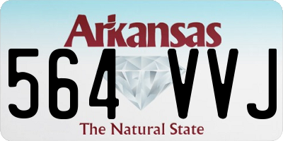 AR license plate 564VVJ
