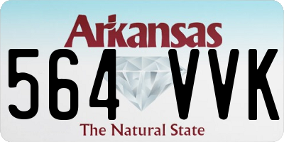 AR license plate 564VVK