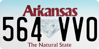 AR license plate 564VVO