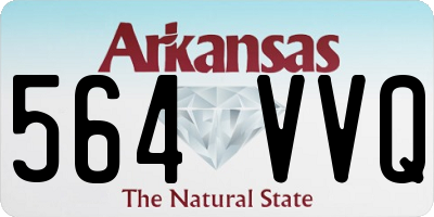 AR license plate 564VVQ
