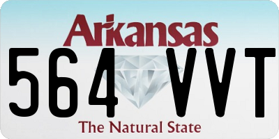 AR license plate 564VVT