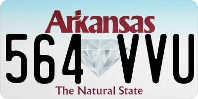 AR license plate 564VVU