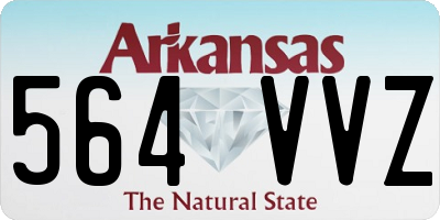 AR license plate 564VVZ