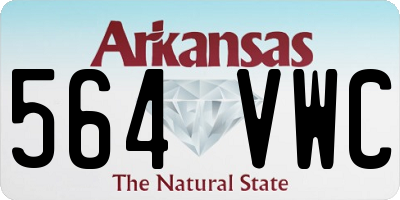 AR license plate 564VWC