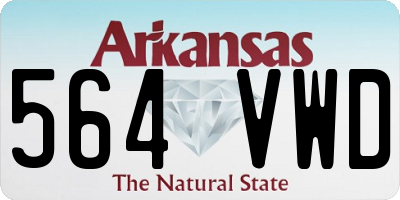 AR license plate 564VWD