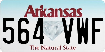 AR license plate 564VWF