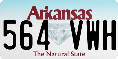 AR license plate 564VWH