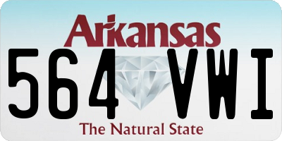 AR license plate 564VWI