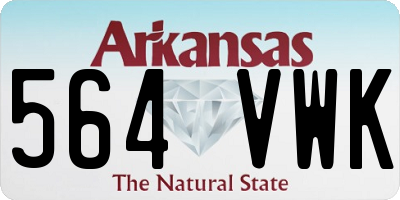 AR license plate 564VWK