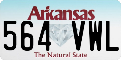 AR license plate 564VWL