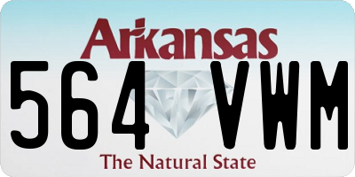 AR license plate 564VWM