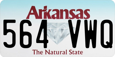 AR license plate 564VWQ