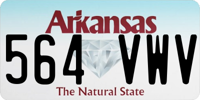 AR license plate 564VWV