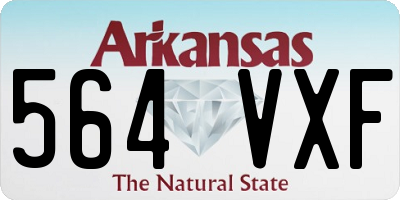 AR license plate 564VXF