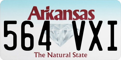 AR license plate 564VXI