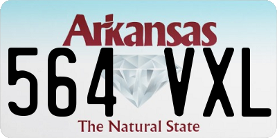 AR license plate 564VXL