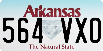 AR license plate 564VXO