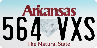 AR license plate 564VXS