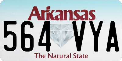 AR license plate 564VYA