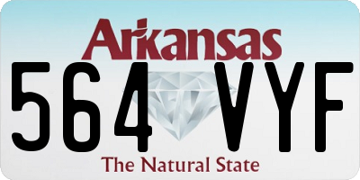 AR license plate 564VYF