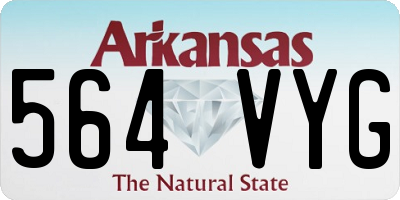 AR license plate 564VYG
