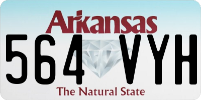 AR license plate 564VYH