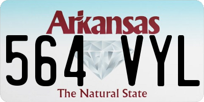 AR license plate 564VYL