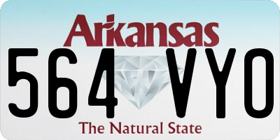 AR license plate 564VYO