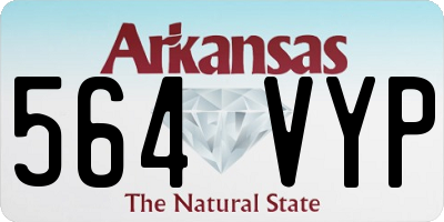 AR license plate 564VYP