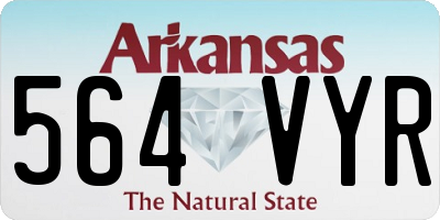 AR license plate 564VYR