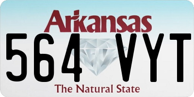 AR license plate 564VYT