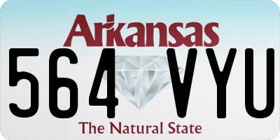 AR license plate 564VYU