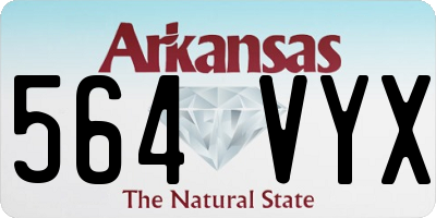 AR license plate 564VYX
