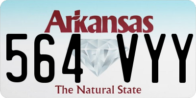 AR license plate 564VYY