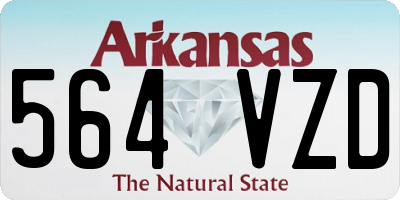 AR license plate 564VZD