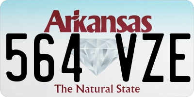 AR license plate 564VZE