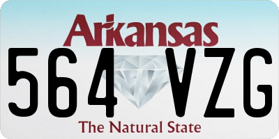 AR license plate 564VZG