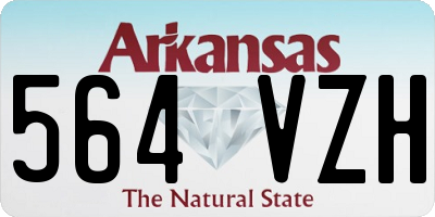 AR license plate 564VZH