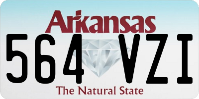 AR license plate 564VZI