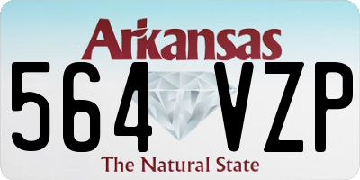AR license plate 564VZP