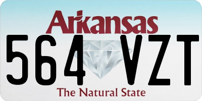 AR license plate 564VZT