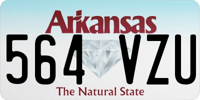 AR license plate 564VZU