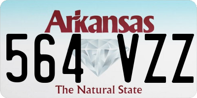 AR license plate 564VZZ