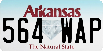 AR license plate 564WAP