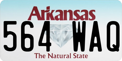 AR license plate 564WAQ