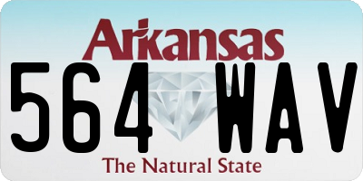 AR license plate 564WAV