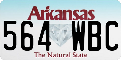 AR license plate 564WBC