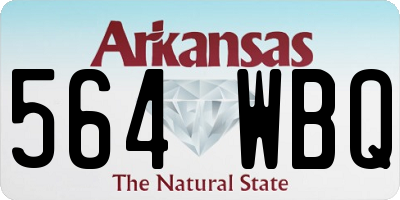 AR license plate 564WBQ