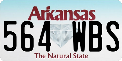 AR license plate 564WBS